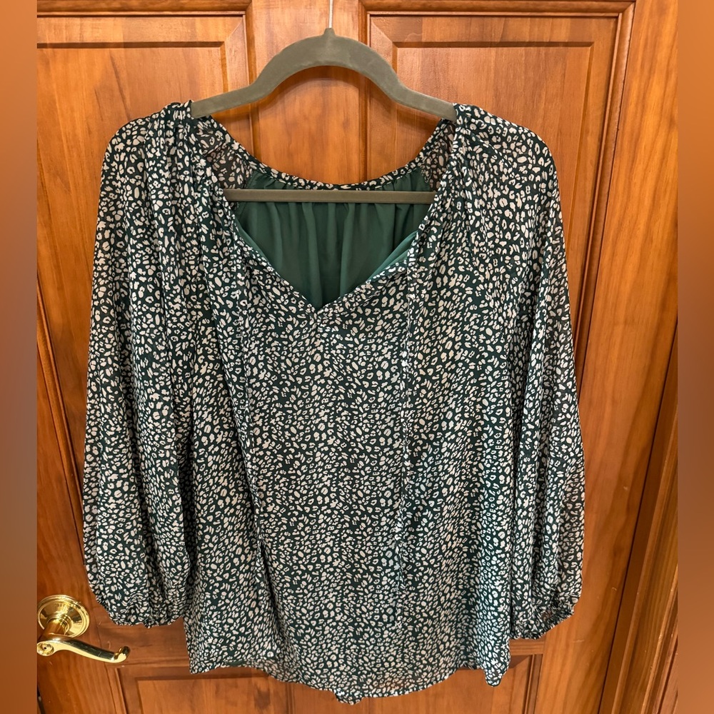 Green blouse- never worn
